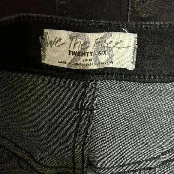 Free People We The Free Black Denim Skirt - Picture 6 of 6